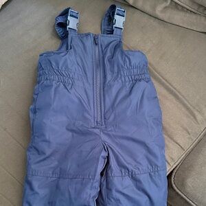 Toddler Navy Snow Bibs with Adjustable Straps